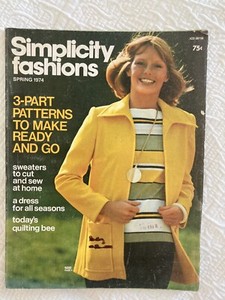 Vintage- Simplicity Fashions Spring 1974