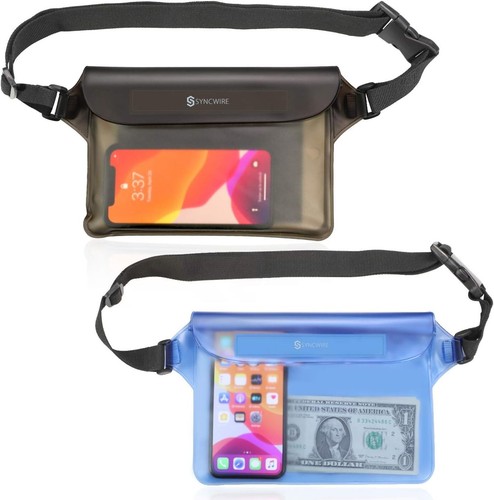 IP68 Waterproof Pouch with Adjustable Waist Strap - 2 Pack for Active Adventures - Picture 3 of 9