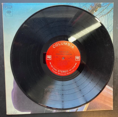 Bob Dylan, Nashville Skyline, first pressing vinyl LP, M-