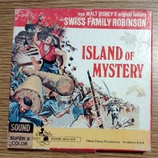 Swiss Family Robinson-"Island of Mystery" - Super 8 Color Sound Film -WDP