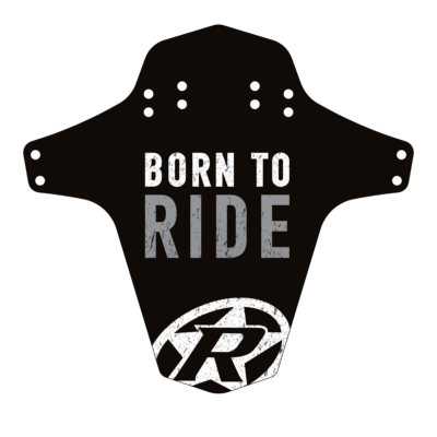 Reverse Mudguard Schutzblech Born to Ride, grau