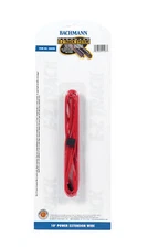 Bachmann 44498 HO Scale 10 Ft Red Terminal Extension Wire