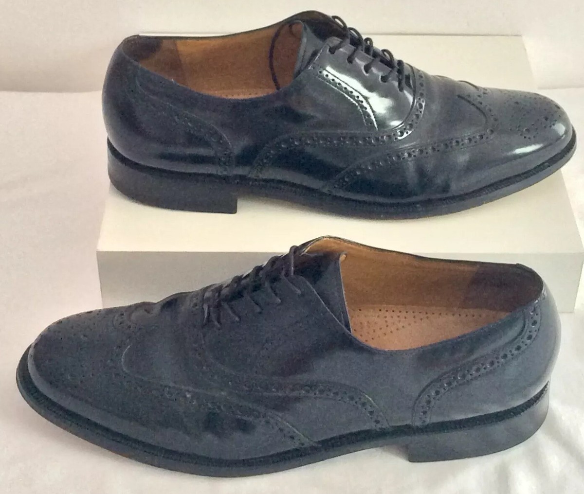 Cole Haan Shoes Mens 11.5 Black Wingtip Oxford Brogue  display picture 1