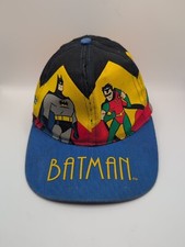 1994 Batman The Animated Series Logo 7 Vtg Snapback DC Comics