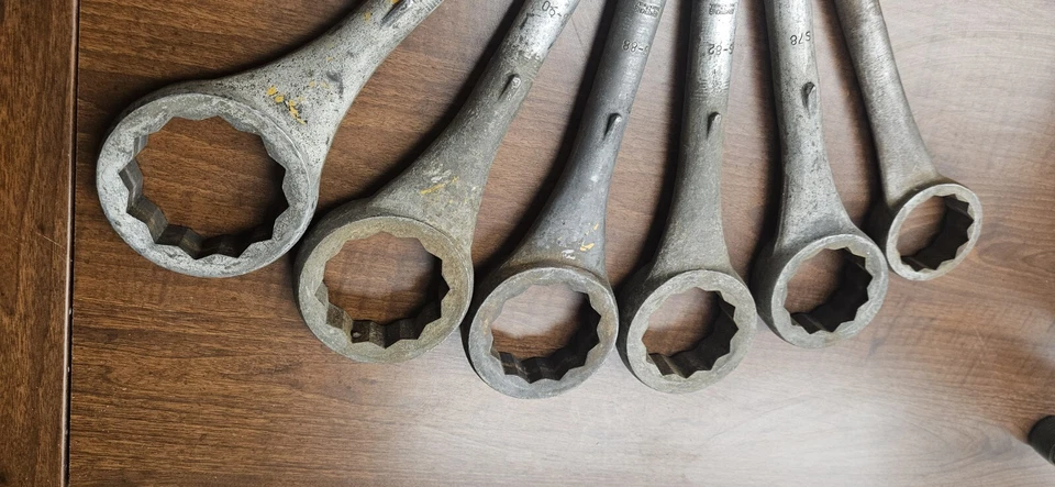 Juego de llaves de apalancamiento ARMSTRONG 12pt 6 piezas. Usado. ¡Ver detalles! Foto 3 de 4