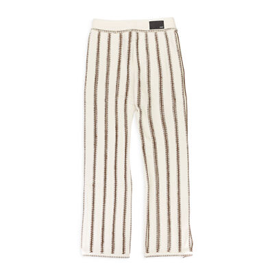 NWT AMIRI STITCH FLARE COTTON ALABASTER TRACK PANTS SIZE M