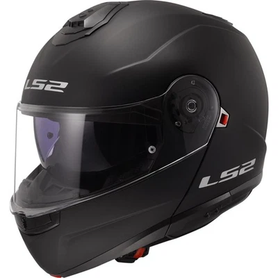 Casque De Moto L - LS2 Strobe II 2 Solide FF908 Casque Intégral - Noir Mat - Photo 1/4