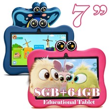 7 Inch Kids Tablet Octa-Core, 8GB RAM 64GB ROM with Parental Control Kid Mode