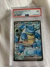 Pokémon TCG Blastoise EX 184/165 Scarlet & Violet Full Art Holo Ultra Rare PSA 9