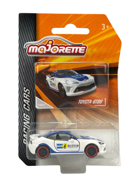 Majorette Racing Toyota GT86 Weiss 218D-2 1:58 Die Cast Metal Model Neu-image