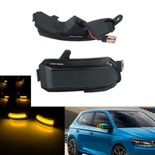 1 Paar Schwarz Außenspiegel Spiegelblinker Für Seat Toledo IV KG3 LCI ab.10/2015