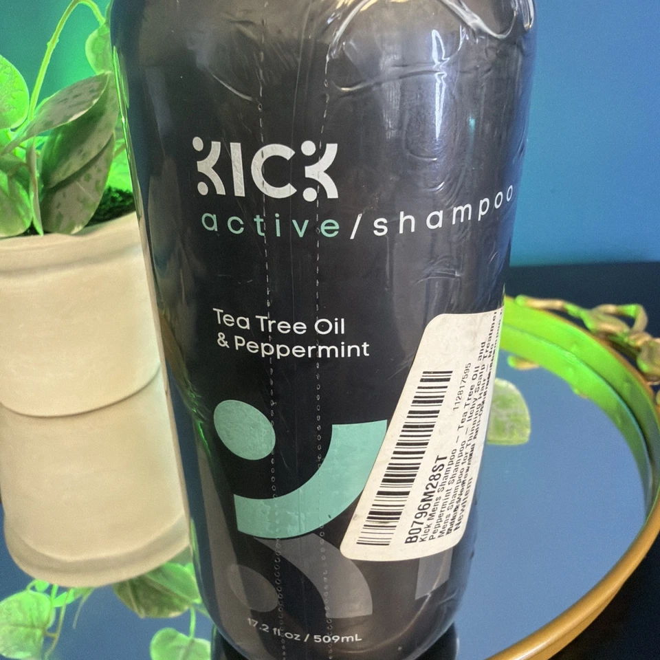 1X Anti Dandruff Shampoo for Men - Peppermint and Tea Tree Oil, Natural, 17.2 oz - Image 2 of 4