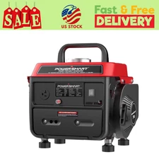 PowerSmart 1200W Gas Fuel Generator Portable , Low Noise with AC Outlet