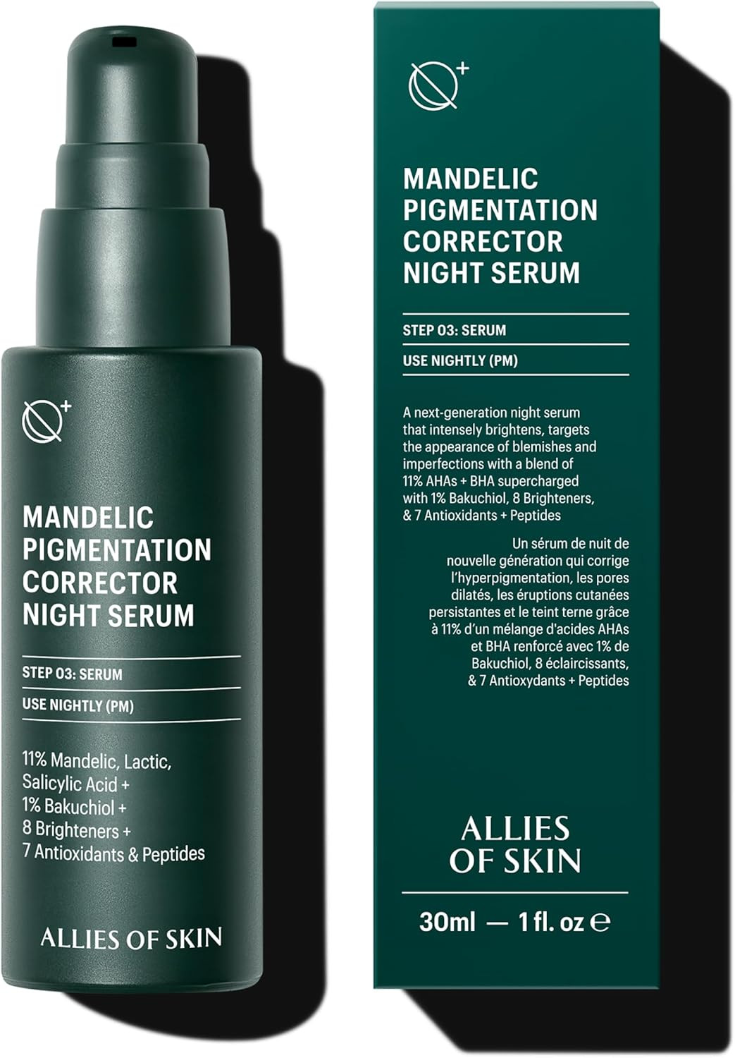 Sérum peeling Mandelic Pigmentation Corrector Allies of Skin aux AHA