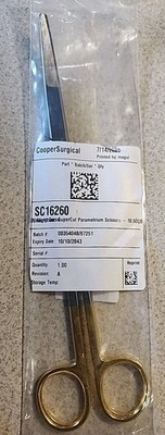 Cooper Surgical SC16260 SuperCut Parametrium Scissors 10.5 Inch