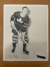 1945-54 Quaker Oats Hockey Photo Nick Metz (Original Stick Variation) VG