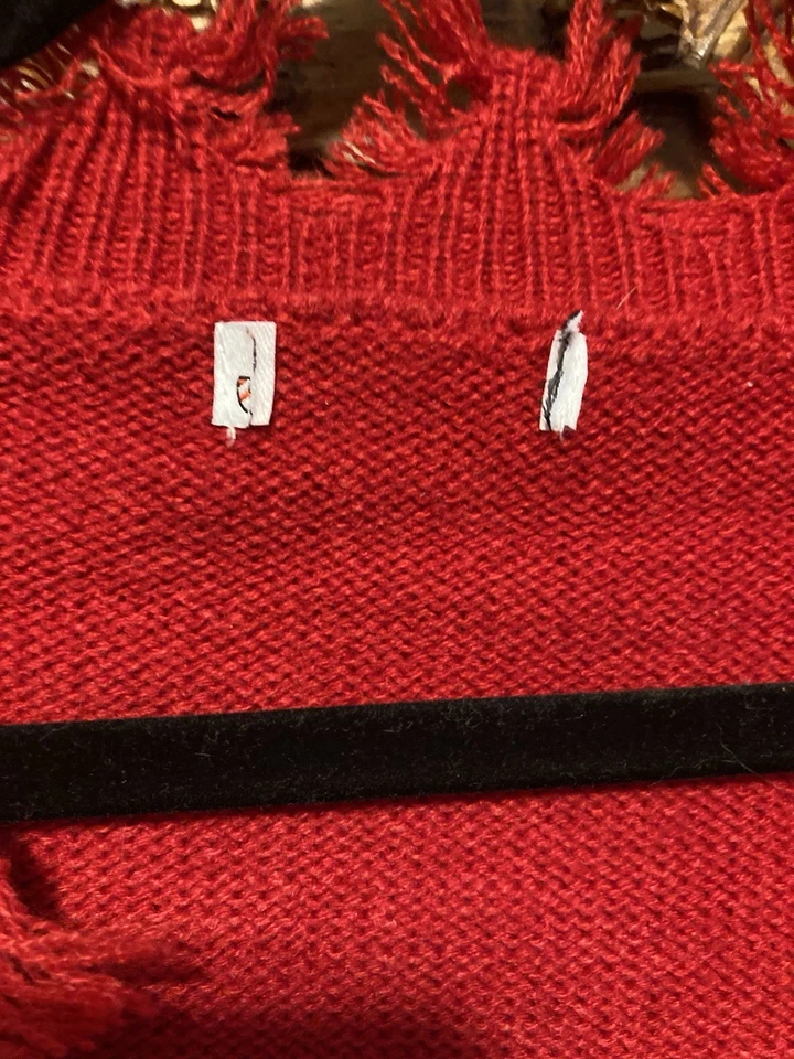 Suéter Feo Navidad Recortado Flamenco Copos de Nieve Mujer Tejido Multicolor L Foto 4 de 4