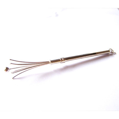 GEPUNZT 925 STERLING SILBER COCKTAIL SWIZZLE STICK MIT SCHIEBEAKTION