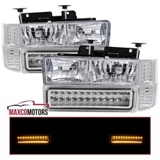 Headlightsled Bumpercorner Fits 1994-1998 Chevy Ck Tahoe Suburban Silverado Headlightsled Bumpercorner Fits 1994-1998 Chevy Ck Tahoe Suburban Silverado