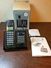 GE Digital Cordless Phone w Answering System Dect 6.0 w Box & Manual 27951FE1