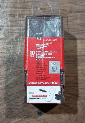 Milwaukee 48-25-5335 10pc. Switchblade Self Feed Bit Blade Replacement Kit