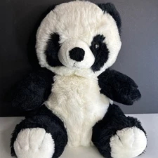 Song Trading Co. Plush Stuffed Black White Panda Bear 16” Soft Cuddly Toy