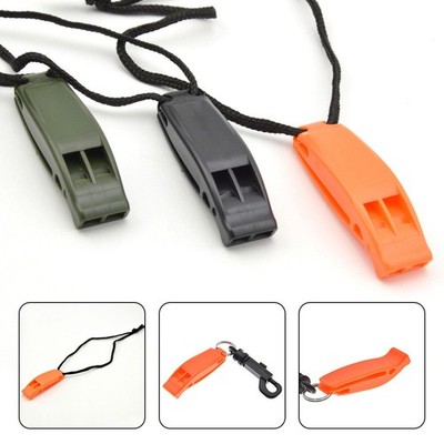 Wassersportausrüstung Scuba Diving Dive Safety Pfeifen mit Dual Frequency