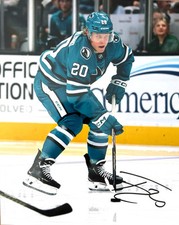 Fabian Zetterlund San Jose Sharks Signed 8x10 Photo COA