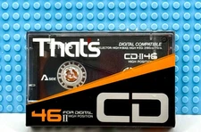 THAT'S  CD II    46  1986  JAPAN  TYPE II     BLANK CASSETTE  TAPE (1) (SEALED)