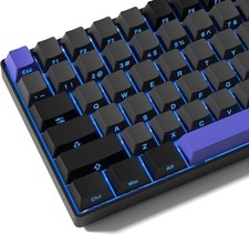 Shine Through Double Shot PBT Keycaps Set, Cherry Profile Custom Keycaps 60 6...