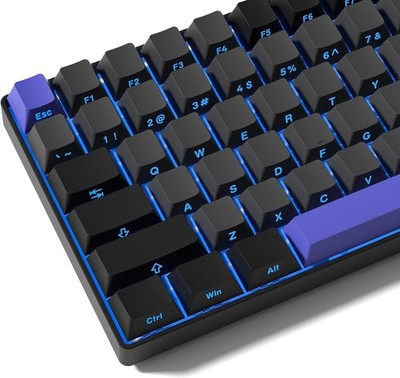 Shine Through Double Shot PBT Keycaps Set, Cherry Profile Custom Keycaps 60 6...