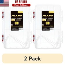 2 Pack Medium Tackle Box Organizer 21 Adjustable Compartments Fishing Craft New