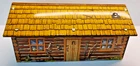 Vintage 1950's Marx Rin Tin Tin & Fort Apache Playsets Tin Cabin. No Stove Pipe.