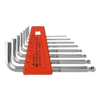 PB Swiss Tools Sechskant-Winkelschraubendreher-Satz Mit Kugelkopf Verchromt