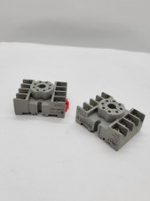 2PC Square D 8501NR51 Relay Socket 10A 600V 15A 300V 8Pin Series B
