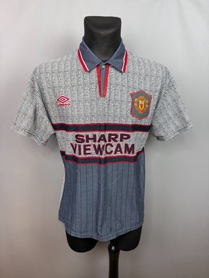 MANCHESTER UNITED 1995 1996 AWAY SHIRT FOOTBALL SOCCER UMBRO
