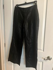 Lauren Ralph Lauren Womens 100 Linen Wide Leg Pant Size 4