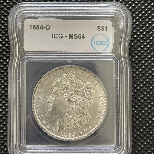 Morgan Silver Dollar 1884-O-Vam 22 - MS64