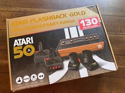 Atari Flashback Gold - 50th Anniversary Edition Game Console - 130 Games