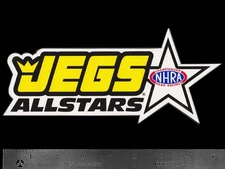 JEG’S Allstars - NHRA - Original Vintage Racing Decal/Sticker INDY - Nationals
