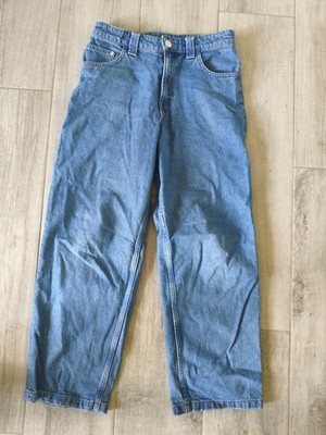 Coole Baggy Jeanshose Blau Gr. 152 H&M Adjustable waist