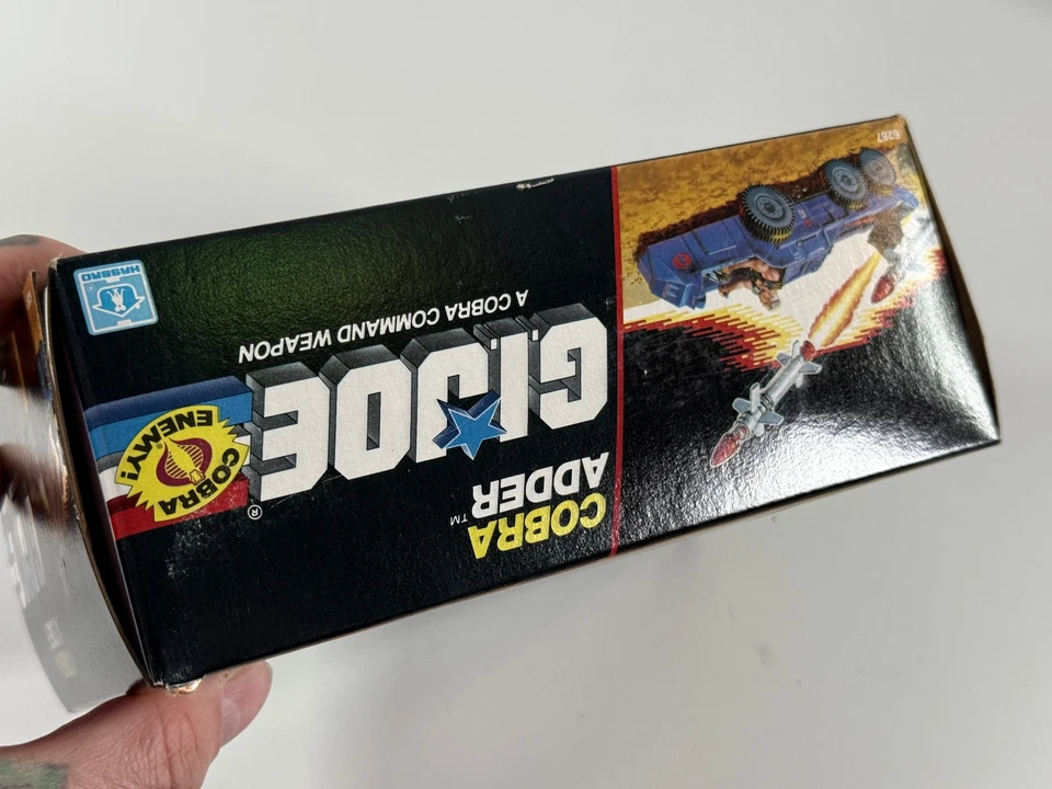 Vehículo Cobra Adder Hasbro 1987 de colección sellado Gi Joe ARAH 6287 Foto 4 de 4