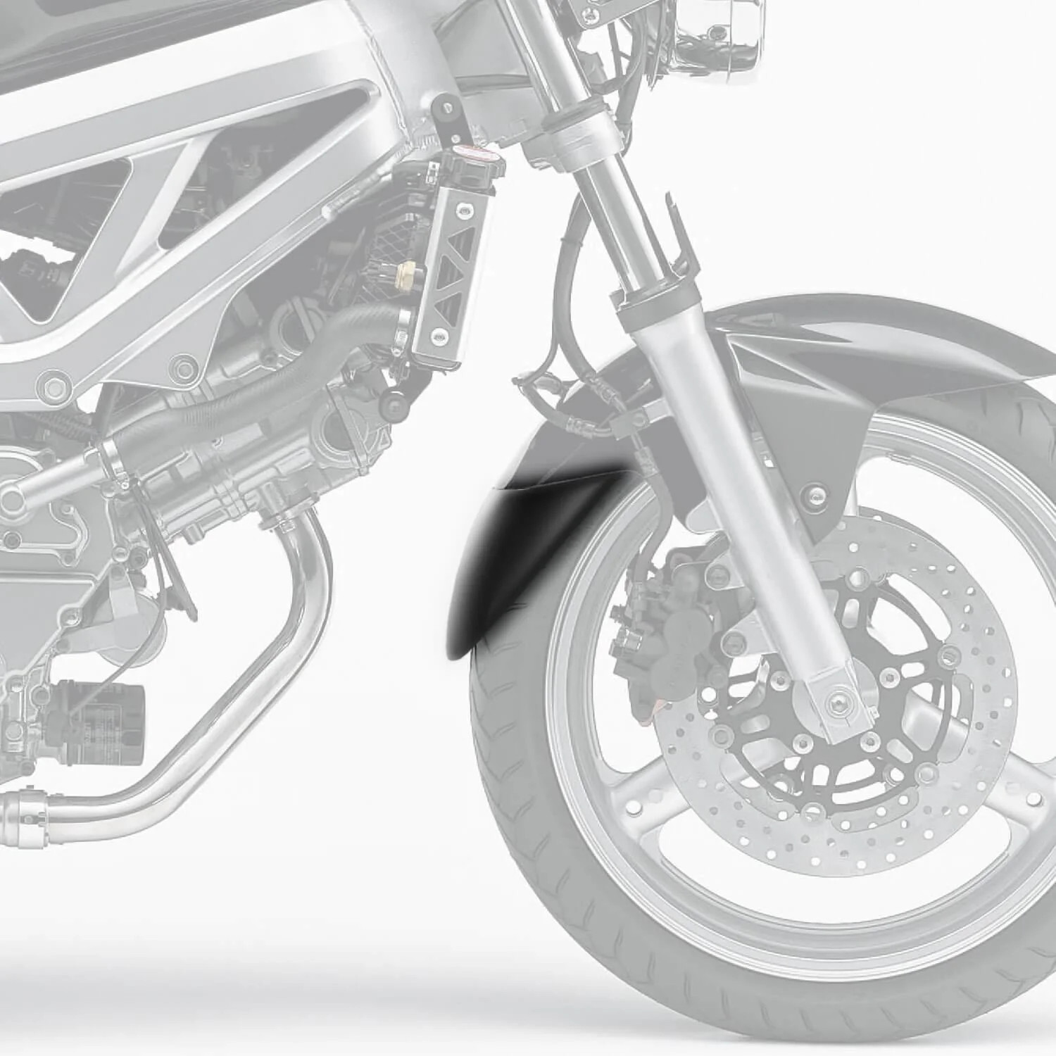 Pyramid Extenda Fenda | Matte Black | Suzuki SV650 1999>2002