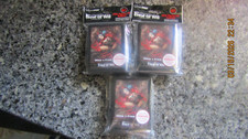 3x VHTF Force Of Will VALENTINA Ultra Pro Card Sleeves Lot New Sealed USA Made