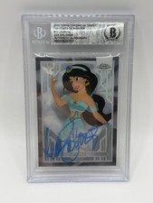 LEA SALONGA SIGNED TOPPS CHOME JASMINE DISNEY CARD - BECKETT COA