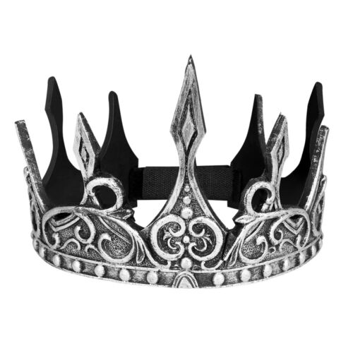 Cosplay Medieval King Party Decoration Goth Crowns Man Boy - Picture 1 of 10