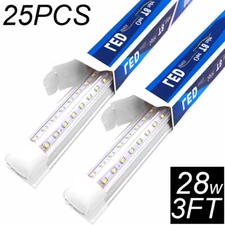 2Ft 3Ft 4Ft 5Ft 6Ft 8' LED Shop Light Fixture T8 Integrated Led Tube Light 6500K