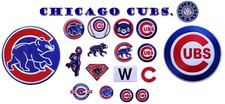 Chicago Cubs  Baseball PATCHES Embroidery MLB logo iron Sewing on Fabrics