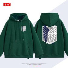 Attack On Titan Hoodie Coat Shingeki no Kyojin Thickened Jacket Hooded Sweater