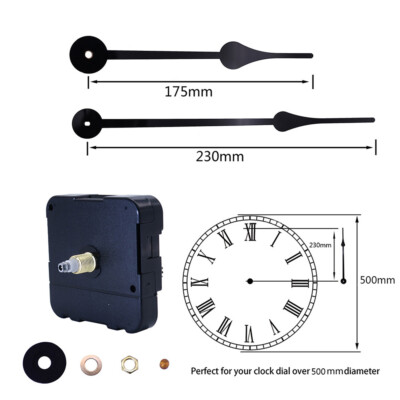 Mécanisme De Mouvement D'horloge Murale En Quartz S001, Pièces De Réparation, Kit De Remplacement, Silencieux
